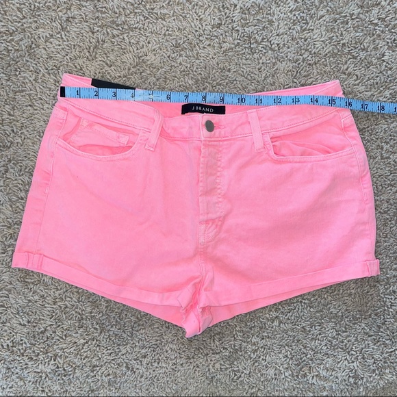 J Brand Sun Gracie High Rise Guava Shorts Size 30 - Picture 1 of 8